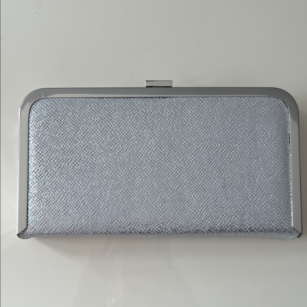 Nordstrom Chic Silver Clutch